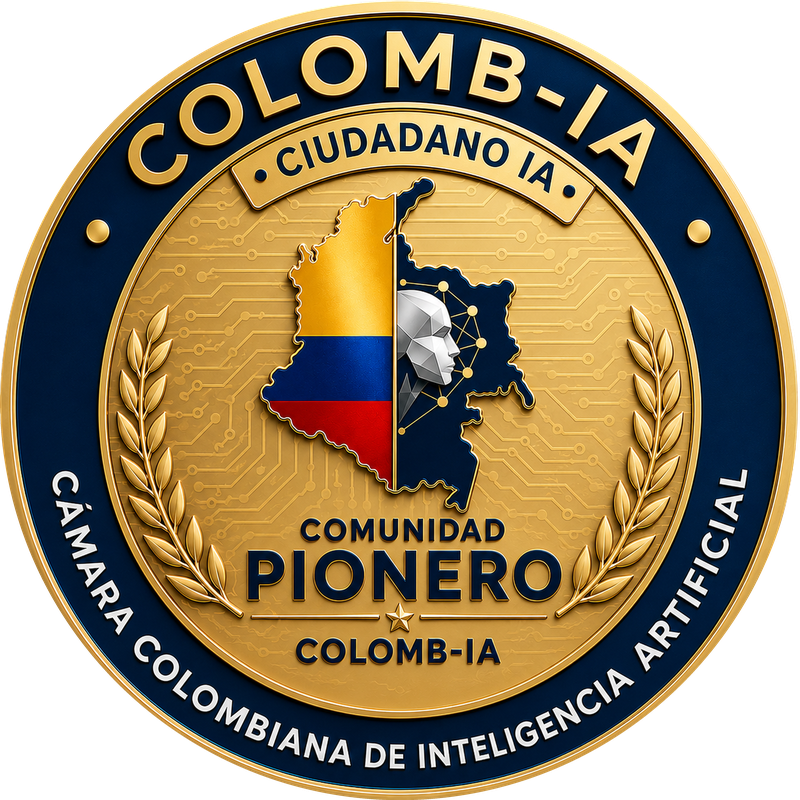 Sello Ciudadano IA Pionero — Colomb.IA, Cámara Colombiana de Inteligencia Artificial